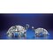 Icy Giftware Crystal Turtle Christmas Figurine Decorations - 2.25" - Set of 2